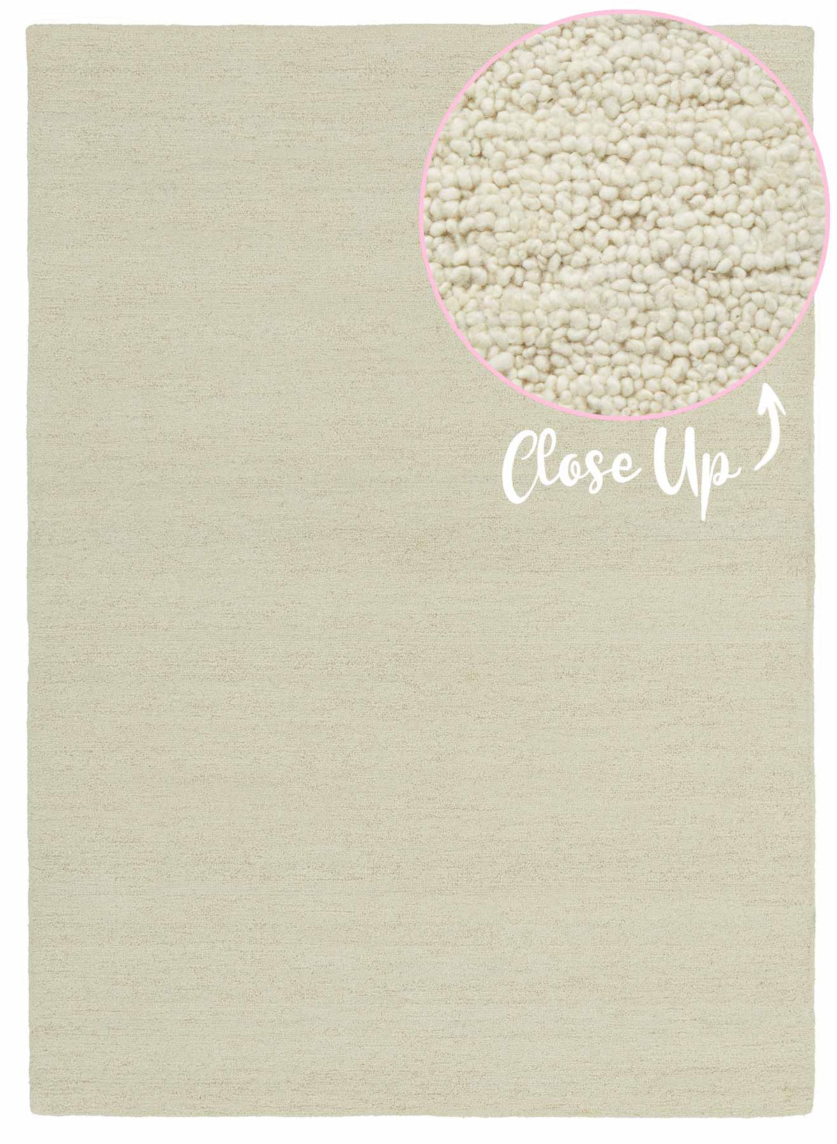 Rueben Sweet Milk premium cream wool hallway runner from the St Kitts Collection at Rugs N Timber.