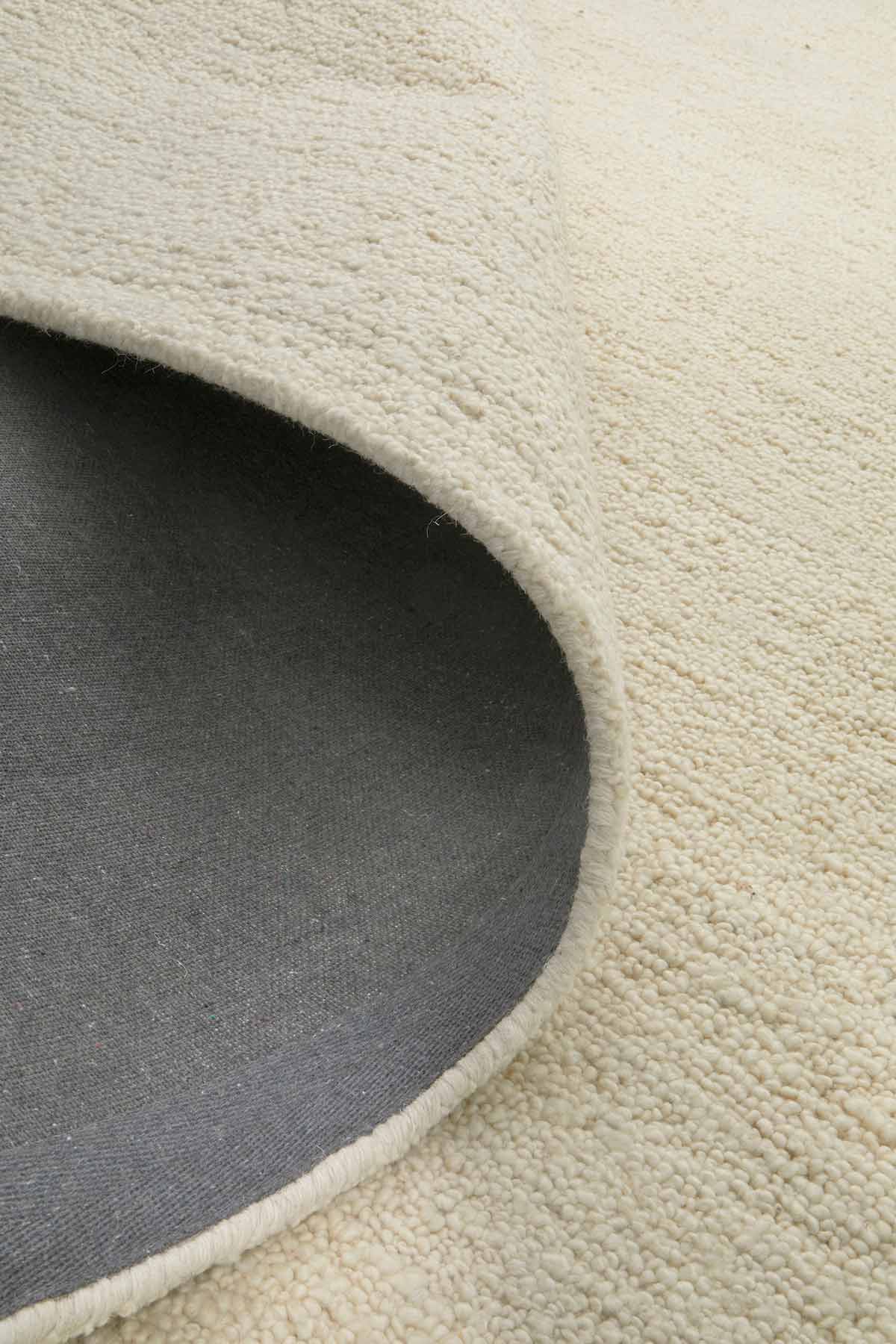 Rueben Sweet Milk premium cream wool hallway runner from the St Kitts Collection at Rugs N Timber.
