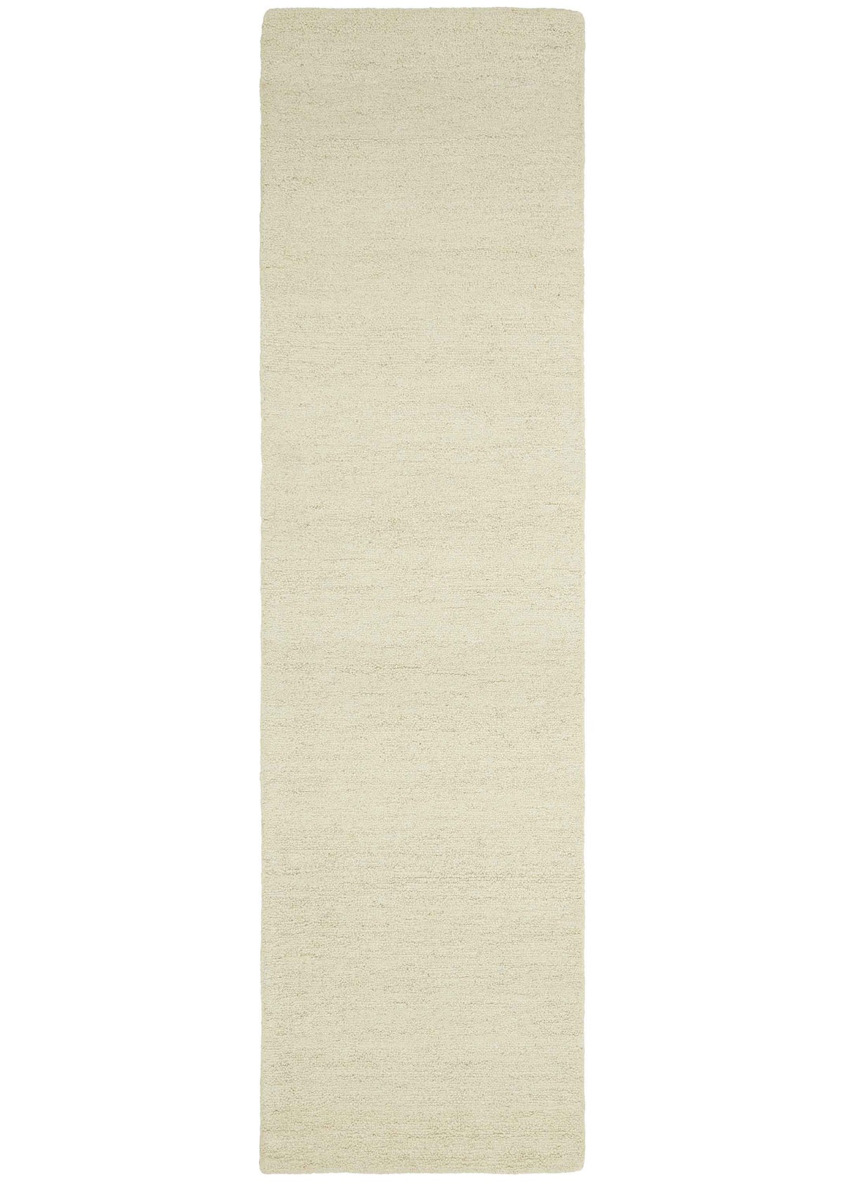 Rueben Sweet Milk premium cream wool hallway runner from the St Kitts Collection at Rugs N Timber.