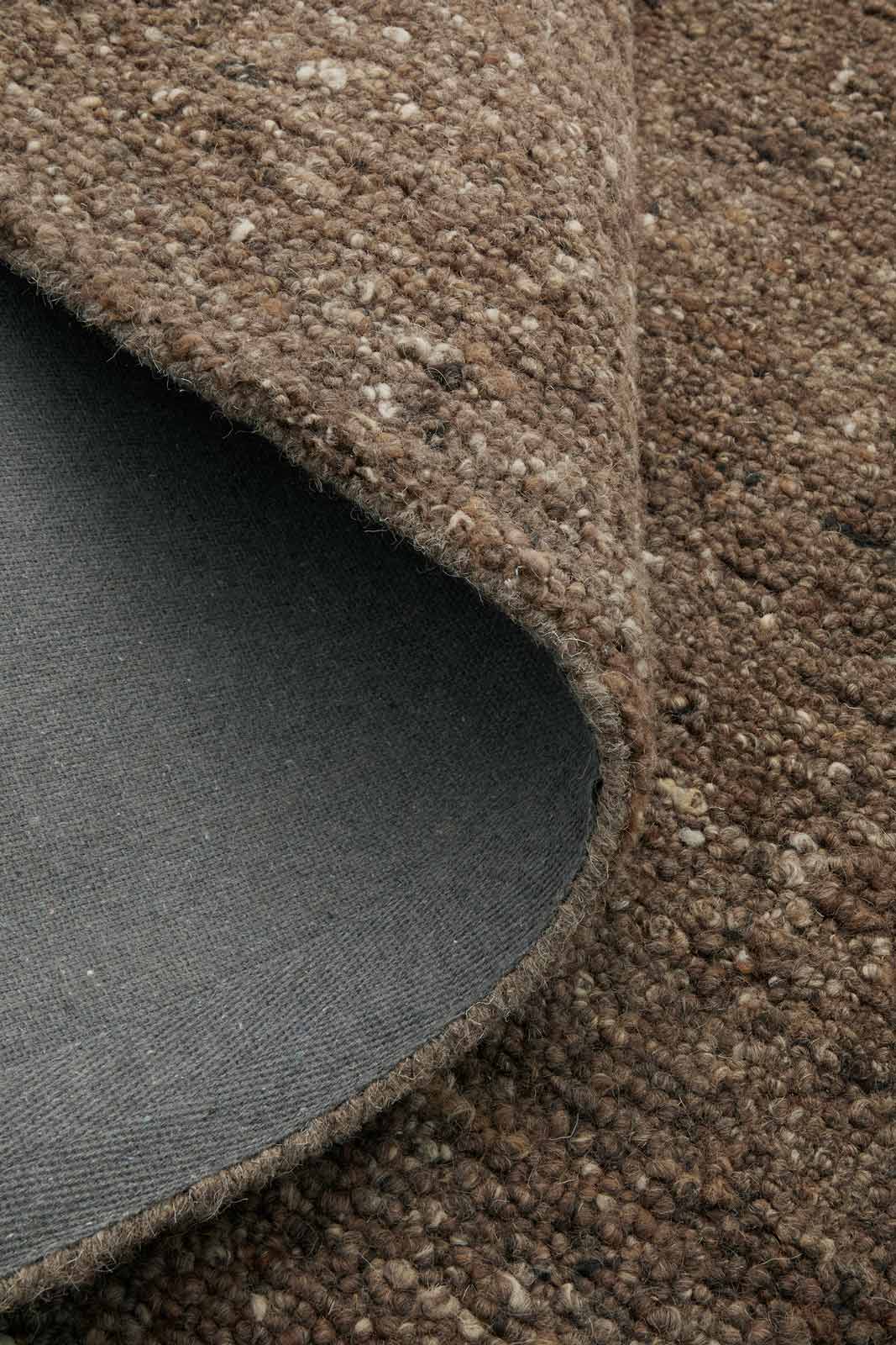 Rueben Tobacco premium hand tufted brown wool rug inspired by Cuban tobacco tones, part of the St Kitts Collection at Rugs N Timber.