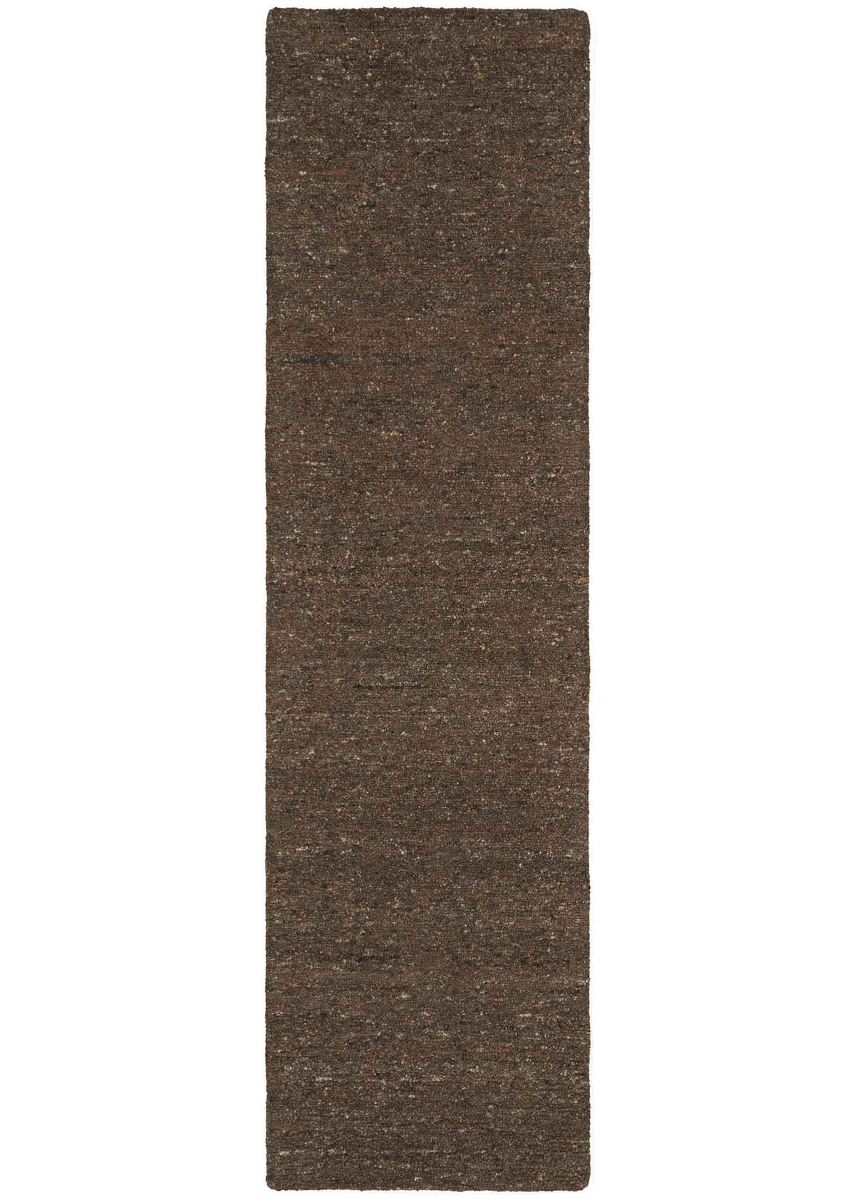 Rueben Tobacco premium brown wool hallway runner inspired by Cuban tobacco tones, part of the St Kitts Collection at Rugs N Timber.