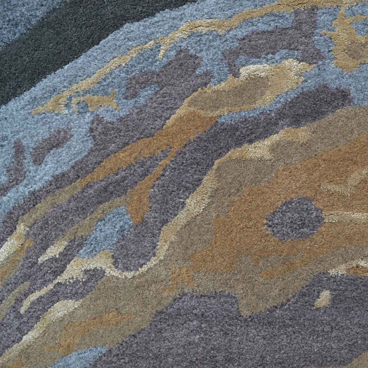 Sacramento Storm Rug - Abstract wool design - Rugs N Timber Belrose Sydney