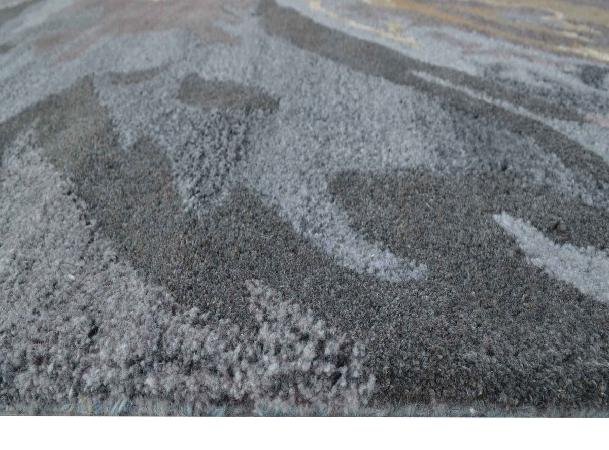 Sacramento Storm Rug - Abstract wool design - Rugs N Timber Belrose Sydney