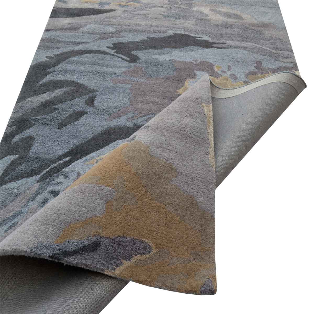 Sacramento Storm Rug - Abstract wool design - Rugs N Timber Belrose Sydney