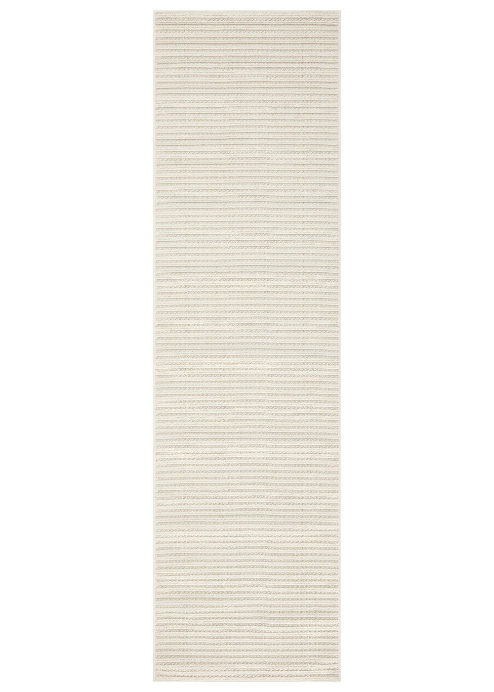 Serafina Cloud hallway runner rug with textured linear design available at Rugs N Timber Belrose showroom