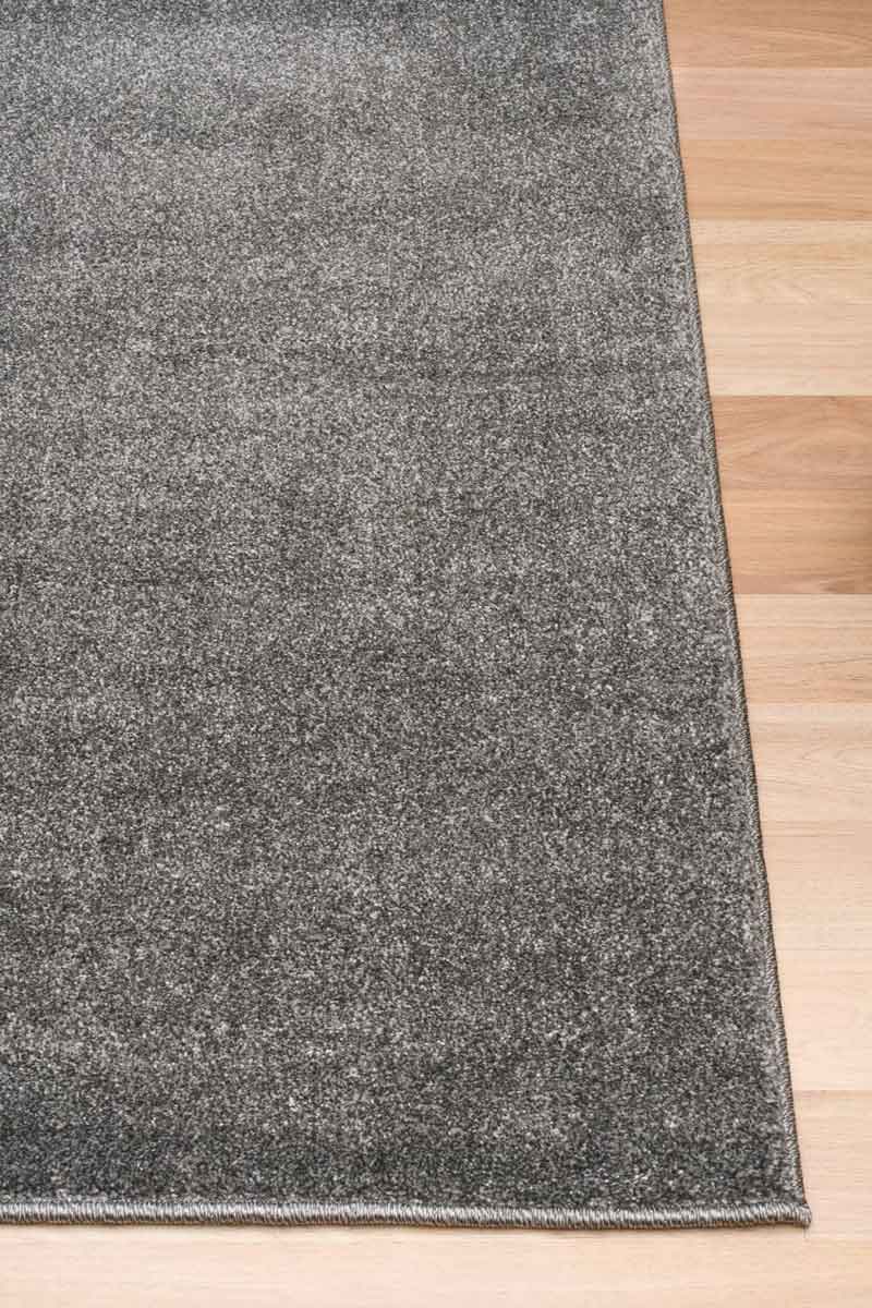 Stanley Charcoal Rug | Dark Grey Polypropylene Rug Belrose | Rugs N Timber
