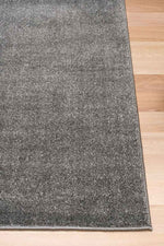 Stanley Charcoal Rug | Dark Grey Polypropylene Rug Belrose | Rugs N Timber