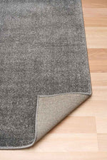 Stanley Charcoal Rug | Dark Grey Polypropylene Rug Belrose | Rugs N Timber