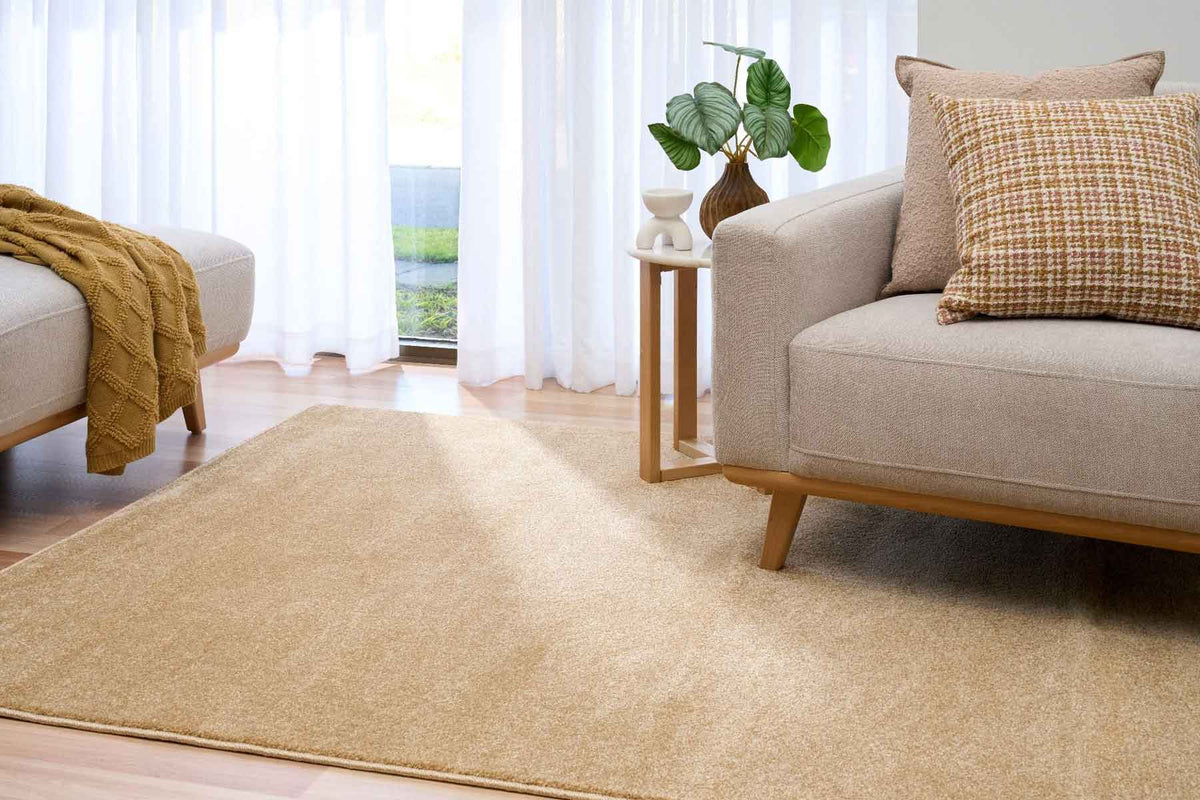 Stanley Sandstone Rug  |  Beige Polypropylene Rug  Belrose | Rugs N Timber