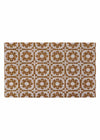 PVC Backed Coir Doormat - White Tiles