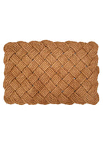 Coir Rope Woven Doormat - Criss Cross