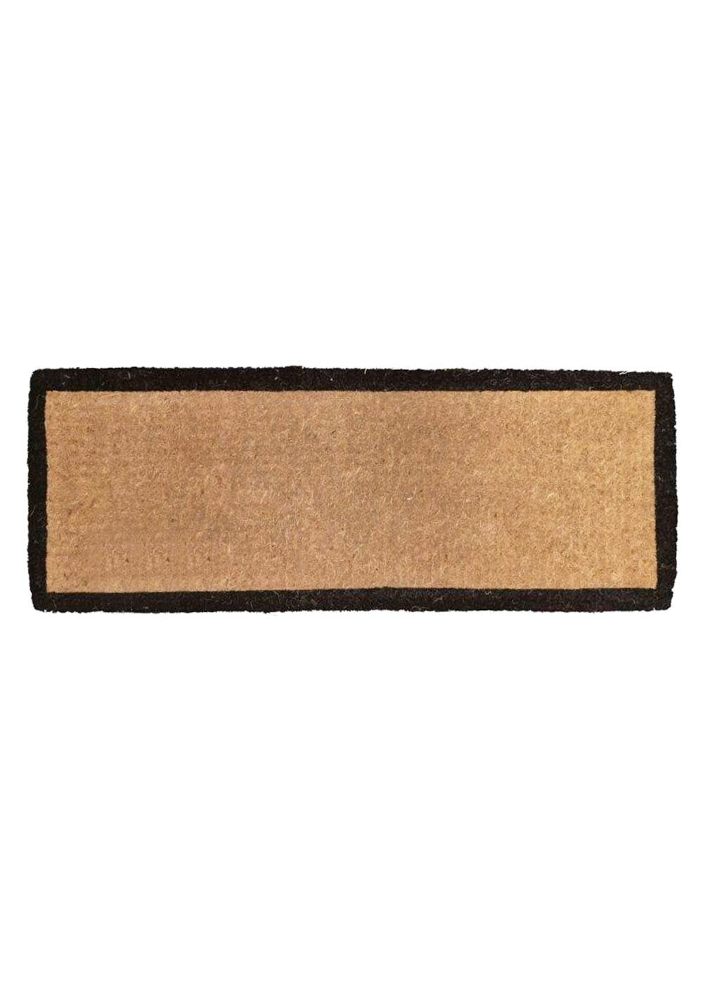FM2 Premium Thick Coir Double Doormat - Black Border
