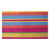 PVC Backed Coir Doormat - Pink Stripes