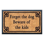 Humour Coir & Rubber Doormat - Beware the Kids