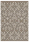 Riverstone Taupe Geo Recycled Rug