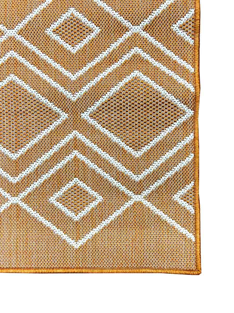 Riverstone Terracotta Geo Recycled Rug