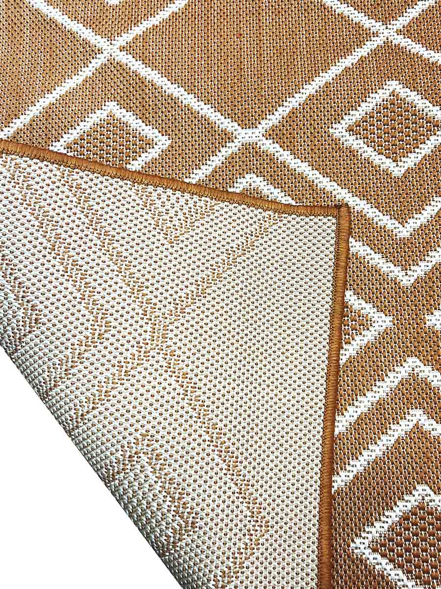 Riverstone Terracotta Geo Recycled Rug