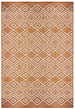 Riverstone Terracotta Geo Recycled Rug