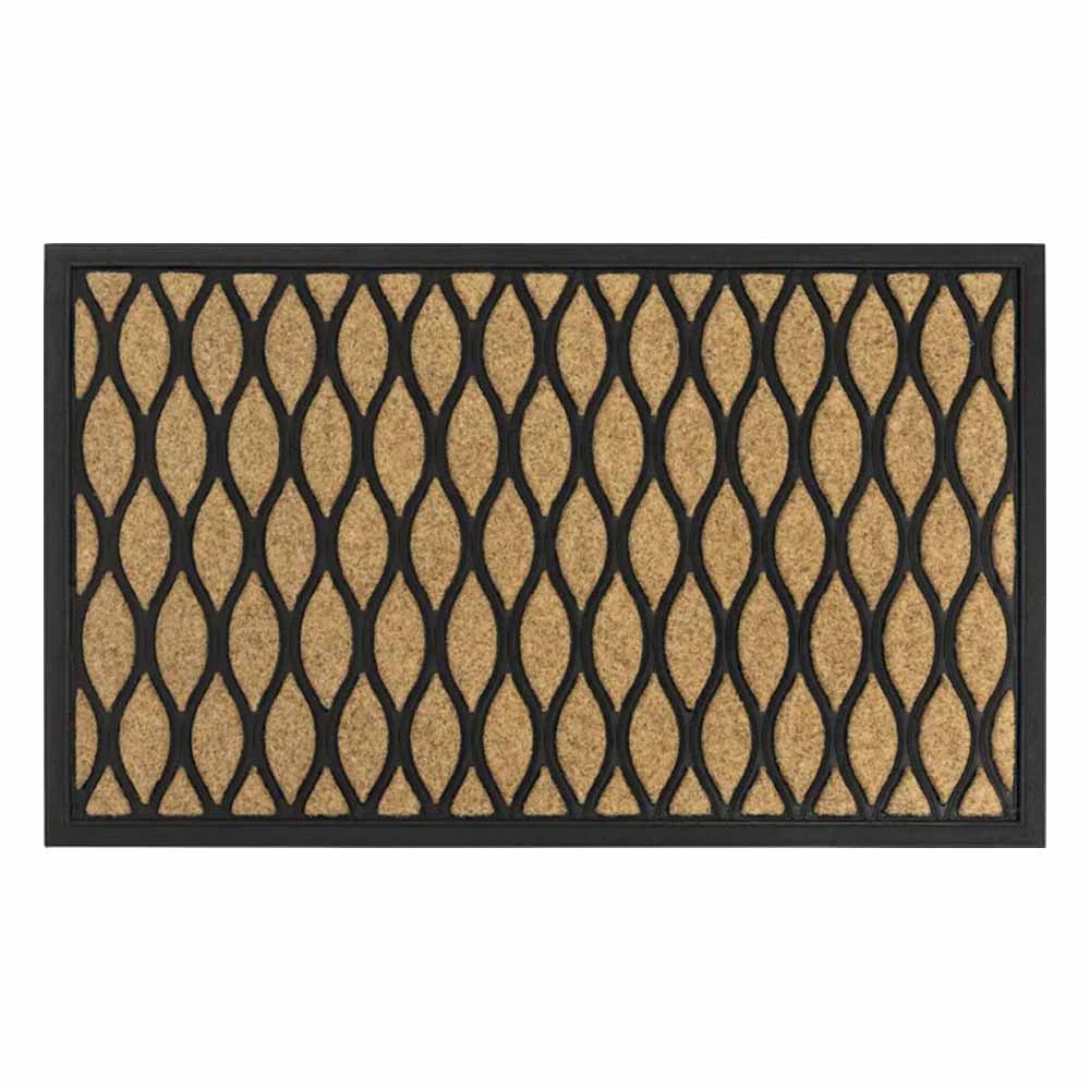 Acadia Faux Coir Doormat - Eye