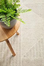 Freya Geometric Grey Rug