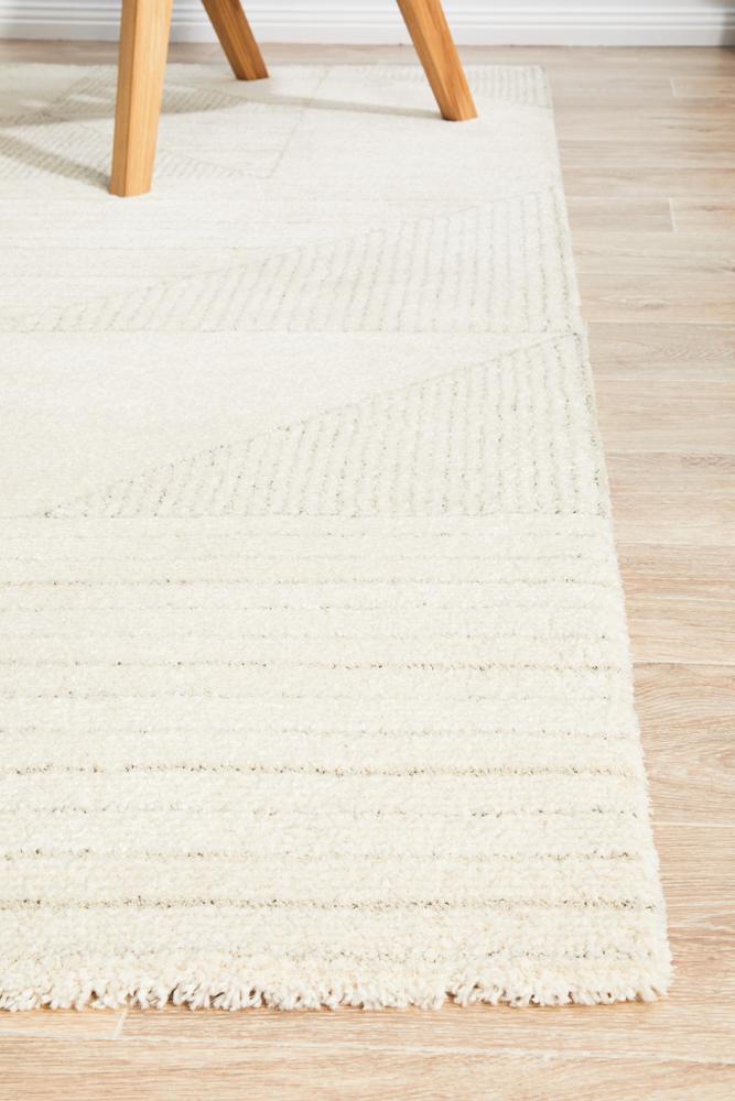 Freya Geometric Cream Rug
