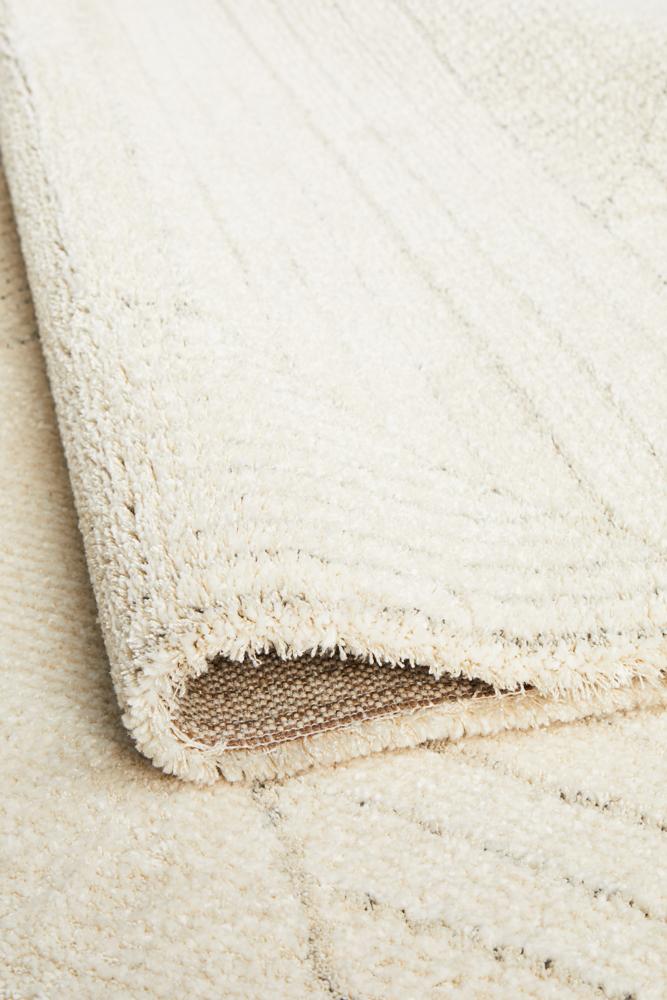 Freya Geometric Cream Rug