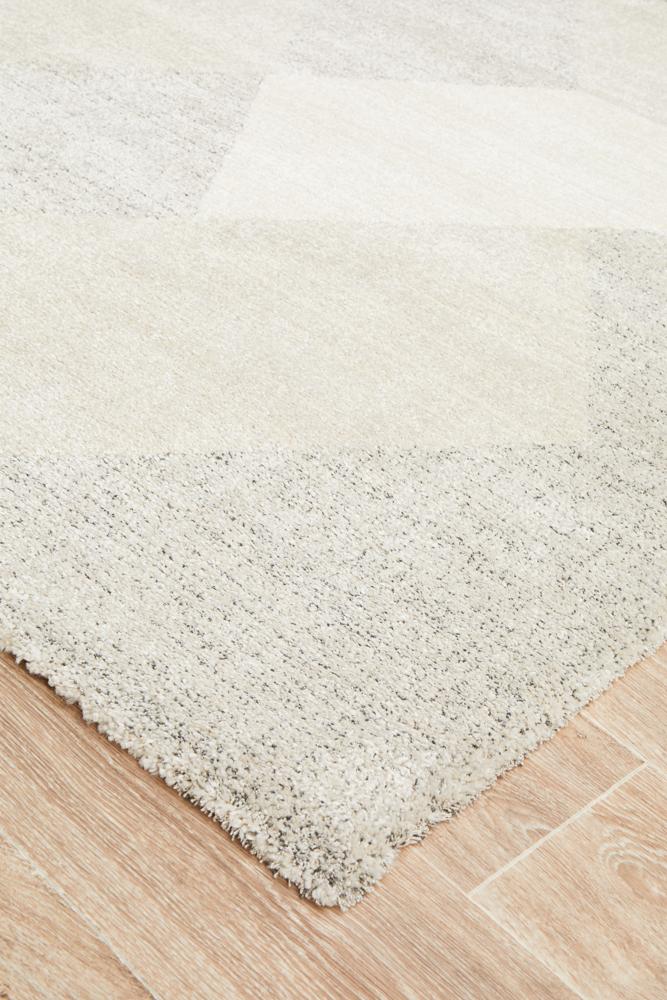 Freya Diamond Stone Grey Rug