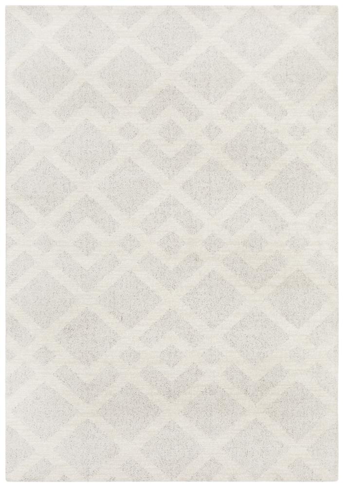 Freya Lattice Pebble Grey Rug