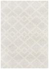 Freya Lattice Pebble Grey Rug