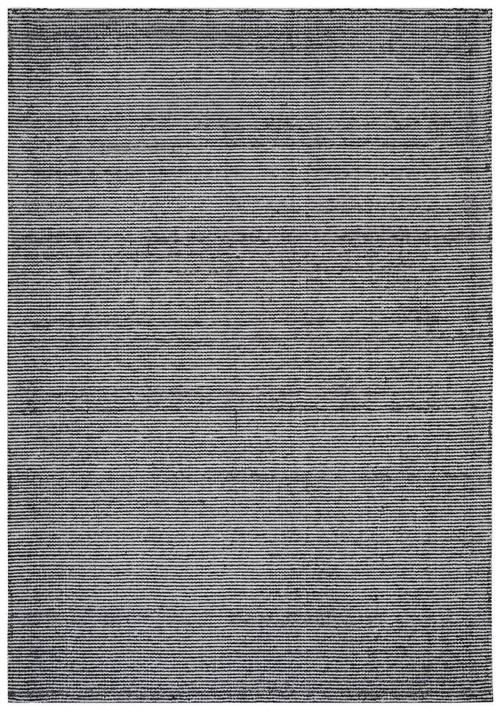 Olivia Black Textured Rug