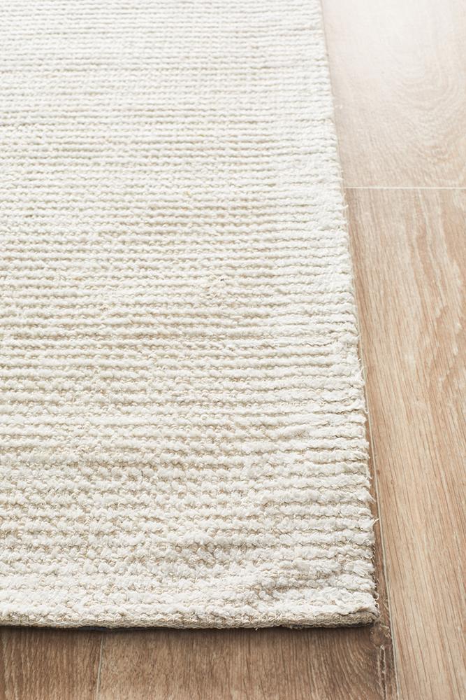 Olivia Ivory Textured Rug