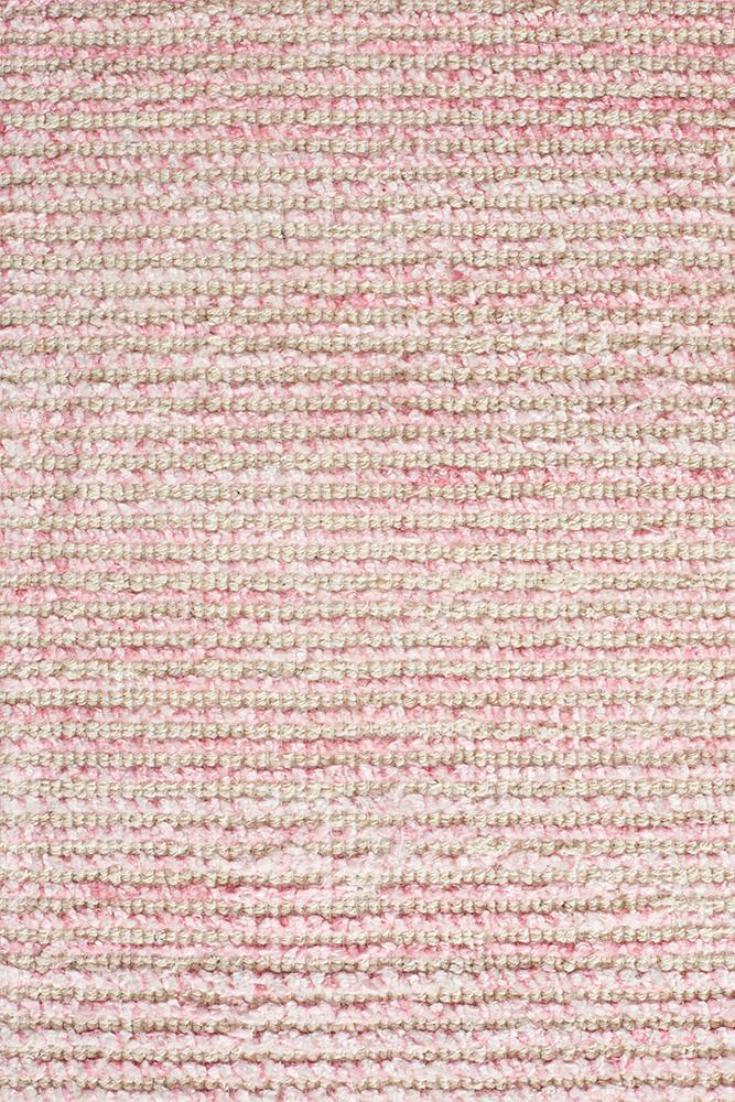 Olivia Rose Pink Textured Rug