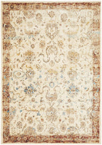 Alice Floral Ivory Red Rug