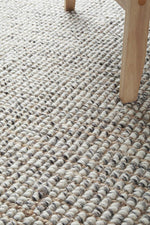 Bonnie Textured Grey Rug