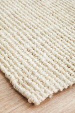 Emma Knotted Jute Bleached Runner
