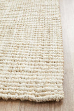 Emma Knotted Jute Bleached Runner