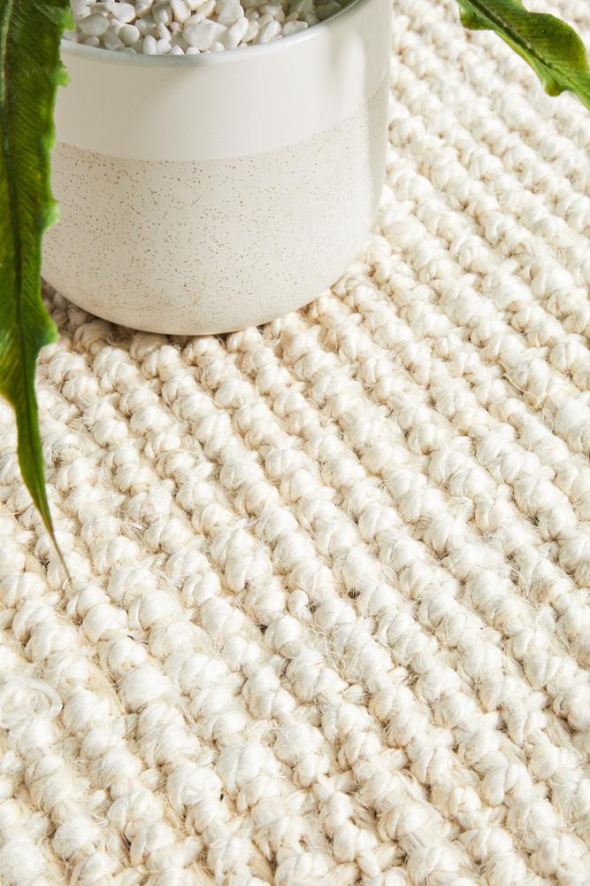 Emma Knotted Jute Bleached Runner