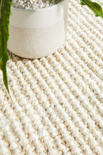 Emma Knotted Jute Bleached Runner