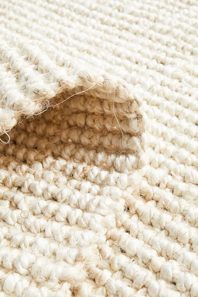 Emma Knotted Jute Bleached Runner