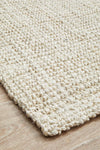Emma Knotted Jute Bleached Rug