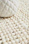Emma Knotted Jute Bleached Rug