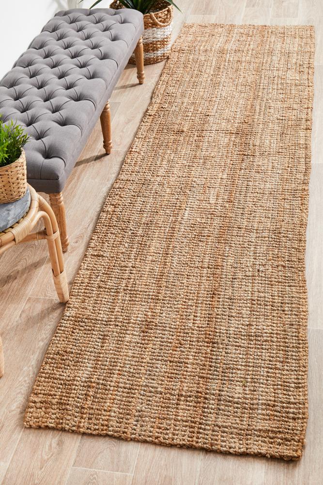 Emma Knotted Jute Natural Runner