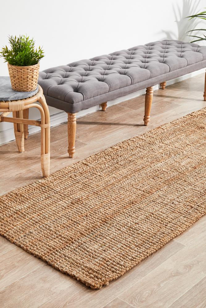 Emma Knotted Jute Natural Runner