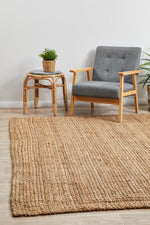 Emma Knotted Jute Natural Rug
