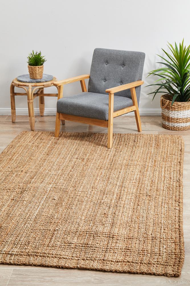 Emma Knotted Jute Natural Rug