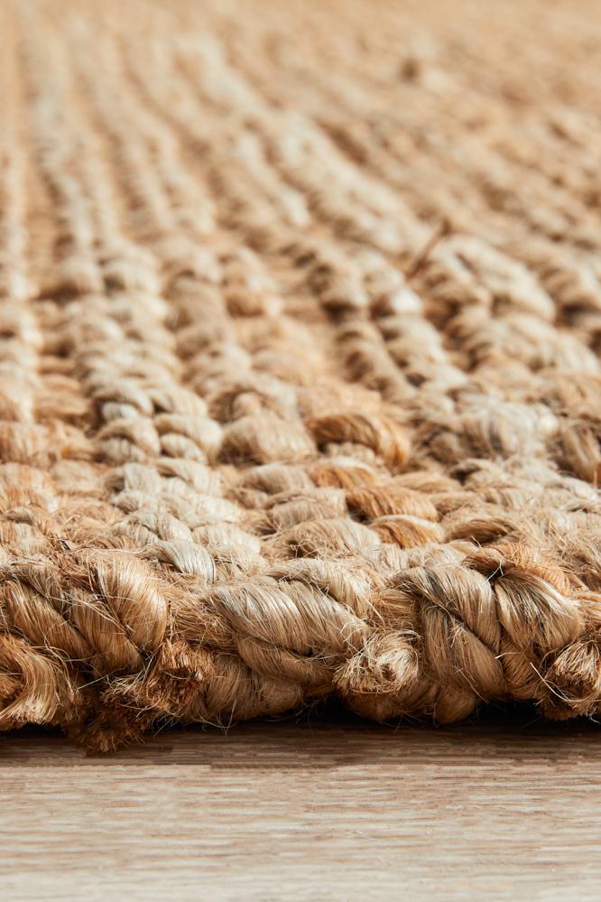 Emma Knotted Jute Natural Rug