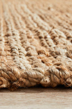Emma Knotted Jute Natural Rug