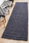 Emma Knotted Jute Navy Runner