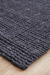 Emma Knotted Jute Navy Runner