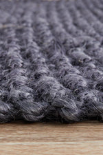 Emma Knotted Jute Navy Runner